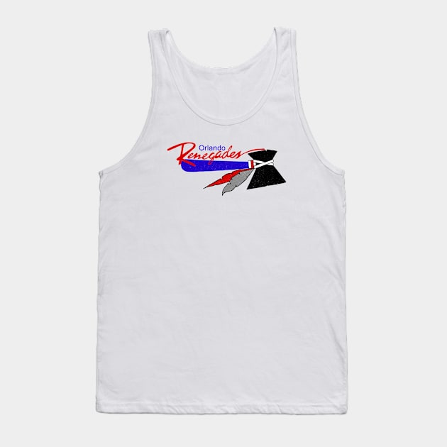 Defunct Orlando Renegades USFL Football 1985 Tank Top by LocalZonly